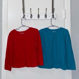 Girl’s Long Sleeve Shirts Bundle (2-Pieces) - size 5T